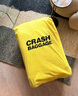 CRASH BAGGAGE意大利凹凸行李箱旅行箱登機箱拉桿箱男女 黃色 28英寸  曬單實(shí)拍圖