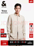 杰克·瓊斯（JACK&JONES）25年男裝白襯衫男士商務(wù)長袖襯衣春天絲柔軟親膚垂感舒適精致襯衫 C45巖石色 常規(guī) M 曬單實拍圖