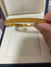 明牌珠寶黃金相偕手鐲編織情侶婚嫁足金鐲子禮物女AFI0141工費2000 Mingles相偕系列 5.8直徑 約32.07克 曬單實(shí)拍圖