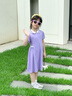 青蛙王子女童連衣裙夏季2025新款洋氣兒童夏裝短袖大童裙子 曬單實(shí)拍圖