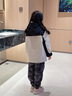 波司登2025秋季新款男女兒童一手長三合一羽絨服保暖外套T250131340 山丘米7C87 120 /60 曬單實拍圖