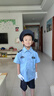 翱優(yōu)小警官服裝兒童 警常服夏裝短袖套裝男女童小孩衣服警官服小寶寶 短袖警察+短褲 130 曬單實拍圖