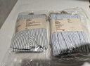 無印良品（MUJI）男式 棉府綢 前開口平角內(nèi)褲 男士男生男款四角純棉 深藏青色格紋 L 175/88A 曬單實(shí)拍圖