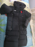 李寧情侶羽絨服加厚中長(cháng)新款保暖男女款冬季東北連帽運動(dòng)過(guò)膝大衣 曬單實(shí)拍圖