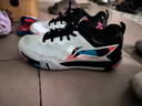 李寧（LI-NING）羽毛球鞋貼地飛行2LITE 標(biāo)準(zhǔn)白/黑色/熒光焰紅 AYTT003-2 42 曬單實(shí)拍圖