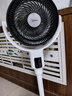 美的（Midea）空氣循環(huán)落地電風(fēng)扇臥室節能省電家用臺立式5葉智能變頻溫控遙控 FGD24UZR/FGD24UCR FGD24UZR白色 曬單實(shí)拍圖