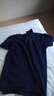 北羅定制T恤夏季POLO工作服短袖餐飲企業(yè)團建工裝翻領(lǐng)廣告衫印字LOGO CYJD-920珠地短袖 藏藍 2XL 【免費印繡】 曬單實(shí)拍圖