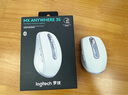 羅技（Logitech）大師系列  MX Anywhere 3S 輕音 無線藍(lán)牙雙模 商務(wù)辦公便攜鼠標(biāo) MX anywhere3S 白色 曬單實(shí)拍圖