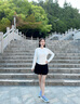 斯凱奇（Skechers）女鞋秋季緩震健步鞋厚底增高休閑運(yùn)動(dòng)鞋跑步鞋125641 灰色/淡紫色/GYLV 37 曬單實(shí)拍圖