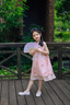 WVD國際品牌女童旗袍新中式連衣裙2025新款夏季薄款兒童民國風(fēng)裙子中國風(fēng)夏裝 蝦粉 蝦粉 110 CM 曬單實(shí)拍圖