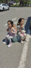 H&M童裝女童連衣裙秋季長袖喇叭裙擺公主裙1245392 灰綠色/動物 120 60 4-6Y 曬單實拍圖