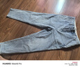 GXG男裝 商場(chǎng)同款水洗藍(lán)錐形牛仔褲微彈休閑褲 25年夏G24X052020 牛仔藍(lán) M 曬單實(shí)拍圖