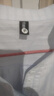 羅蒙撿漏純棉七分袖襯衫女夏季新款韓版立領(lǐng)上衣寬松職業(yè)白色襯衣 藍(lán)色 XL 116-125斤 曬單實(shí)拍圖