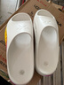 卡爾美（KELME）拖鞋男戶外健身運(yùn)動(dòng)拖鞋沙灘厚底情侶時(shí)尚涼拖 白黃 43 曬單實(shí)拍圖