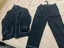 GXG男士雙面奧利絨加厚明線家居服男生可機洗情侶睡衣秋冬可外穿 黑色 L 曬單實拍圖