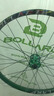 博拉德BOLLARD博拉德ET9土坡對鎖山地車(chē)輪組AMFR輪組鋁合金高強度輪組ET9花鼓26寸綠色A35一組 曬單實(shí)拍圖