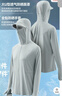 蕉下（beneunder）防曬衣女防紫外線全防護(hù)可調(diào)節(jié)收腰顯瘦百搭A(yù)L823烏云灰M 曬單實拍圖