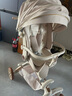 鳳凰（Phoenix）遛娃神器可坐可躺0-6歲用鳳凰嬰兒推車(chē)雙向高景觀(guān)遛娃車(chē)輕便折疊 卡其色-布篷丨可坐可躺+豪華禮包 曬單實(shí)拍圖