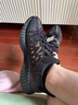 阿迪達(dá)斯男女YEEZY 350 V2 黑瑪瑙椰子夏日透氣休閑鞋IG9606 42.5 曬單實(shí)拍圖