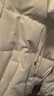 波司登（BOSIDENG）【反季】羽絨服鵝絨女短款加厚新國標(biāo)90絨商場同款修身顯瘦外套 光影白8C12 S 160/84A 體重約110-130斤 曬單實(shí)拍圖