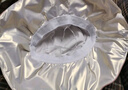 赫僮夏季防曬遮陽帽子女大檐防曬遮臉太陽帽可折疊遮陽漁夫帽MZ-332 米色 均碼 曬單實(shí)拍圖