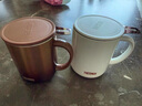 膳魔師（THERMOS）馬克杯不銹鋼茶杯大容量把手杯保溫咖啡杯七夕節(jié)教師節(jié)禮物TEMC 【鍍鈦茶漏】歲月茶金 400ml 曬單實(shí)拍圖