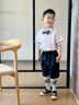 G.DUCKKIDS幼兒園園服夏裝英倫學(xué)院風(fēng)兒童校服套裝小學(xué)生班服夏季畢業(yè)照服裝 男童套裝+勛章領(lǐng)結(jié) 120 建議身高110-120cm年齡6-7歲 曬單實(shí)拍圖
