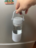 北鼎（Buydeem）茶水分離玻璃杯 男女高顏值便攜隨手杯辦公室泡茶杯淺島灰470ml 曬單實拍圖