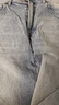 杰克·瓊斯（JACK&JONES）男裝夏季新款百搭舒適微彈織邊牛仔布寬松牛仔褲長褲225232024 C42淺牛仔藍 32 175 W32/L32 曬單實拍圖