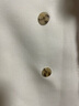 OVV2022春夏新款女裝意大利進(jìn)口羊毛面料經(jīng)典平駁領(lǐng)開(kāi)叉西服 米白16 S 曬單實(shí)拍圖