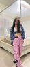 U&MUDI編織堆堆帽子女2025新款蕾絲包頭帽夏季薄款鏤空鉤花針織毛線(xiàn)帽潮 米色 均碼【帽圍：56-60cm】 曬單實(shí)拍圖