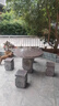 石桌石凳庭院一套花園戶(hù)外家用圓桌石頭桌子茶臺室外石雕石材桌椅 超厚原版2倍用料 +到家 曬單實(shí)拍圖