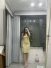 妙奕嘉吊帶連衣裙女夏季新款裙子女士輕奢高級(jí)碎花裙女裙海邊度假沙灘裙 黃色系繩蝴蝶結(jié)碎花吊帶裙 L 【建議90-118斤】 曬單實(shí)拍圖