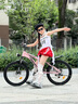 飛鴿青少年自行車(chē)6-12-18歲男女學(xué)生中大兒童輕便山地車(chē)粉22寸變速輻 曬單實(shí)拍圖