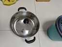 【正品】不銹鋼湯鍋蒸鍋雙耳家用電磁爐泡面奶鍋通用燃氣 26cm 高級防燙送高端可內(nèi)視蓋子 曬單實拍圖