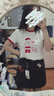 Teenie Weenie小熊短袖T恤女2025年夏季新款活力撞色印花圓領(lǐng)T恤上衣女 象牙白 L 曬單實(shí)拍圖