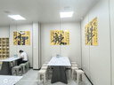 希飾網(wǎng)紅火鍋店墻面裝飾掛畫(huà)飯店餐飲燒烤店背景墻貼紙創(chuàng  )意文字墻貼3d 17952雪弗板5mm+亮膜 180cm*87cm 超大 曬單實(shí)拍圖