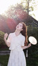 唐菓蜜新中式連衣裙女夏季2025新款女裝盤扣國風(fēng)改良旗袍兩件套裝裙子夏 米白色 M （建議95-110斤） 曬單實(shí)拍圖