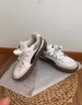 彪馬（PUMA）【面包鞋】復(fù)古滑板鞋男女新款運(yùn)動休閑板鞋PARK400497 白-黑色-灰色-01 39 曬單實(shí)拍圖