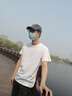 Shiftend帽子男士新款夏季薄防曬遮陽戶外中年前進(jìn)鴨舌帽太陽速干貝雷帽 深灰 曬單實(shí)拍圖