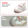 牧童學(xué)步鞋夏季透氣單網(wǎng)寶寶鞋男嬰兒鞋軟底防滑面包鞋女 櫻粉 22 曬單實拍圖