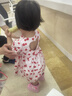 迷你巴拉夏季新款女童純棉甜美公主裙寶寶洋氣泡泡袖連衣裙 曬單實(shí)拍圖
