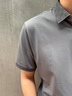 雅戈爾（YOUNGOR） POLO男士 夏季青年男士商務(wù)休閑短袖POLO衫 深灰 L 曬單實(shí)拍圖