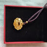 VARUS古法黃金長(cháng)命鎖包吊墜足金999福字平安鎖寶寶小金鎖兒童滿(mǎn)月送禮 【大版】古法鎖包 約2g 曬單實(shí)拍圖