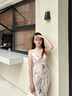 森馬（Semir）連衣裙女顯瘦甜美度假風(fēng)2025夏季森系滿印吊帶裙浪漫109325114033 曬單實(shí)拍圖
