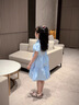 G.DUCKKIDS小黃鴨童裝女童連衣裙夏裝兒童洋氣學(xué)院風(fēng)夏季女孩短袖公主裙子 泡泡袖學(xué)院風(fēng)裙 120 (建議105-115cm 4-5.2周歲) 曬單實(shí)拍圖