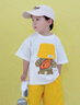 G.DUCKKIDS小黃鴨童裝男童夏裝套裝夏季2024兒童衣服男孩帽子熊短褲兩件套潮 帽子熊套裝 米色amssckq 90 建議1~2歲【 80-90cm】 曬單實(shí)拍圖