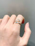 老鳳祥S925銀戒指女款小蛇戒指個(gè)性活口指環(huán)蛇年節日生日禮物送女友愛(ài)人 小蛇戒指 曬單實(shí)拍圖