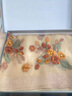 吳蠶里（WUCANLI）高定刺繡珠花羽落手工釘珠真絲混紡絲巾女春秋薄款圍巾送禮紗巾 米色 200x70cm 曬單實(shí)拍圖