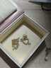 XUPING旭平首飾S1合金蝶戀花女項(xiàng)鏈送禮物飾品 藍(lán)綠色 鏈長(zhǎng)約40+5cm 曬單實(shí)拍圖